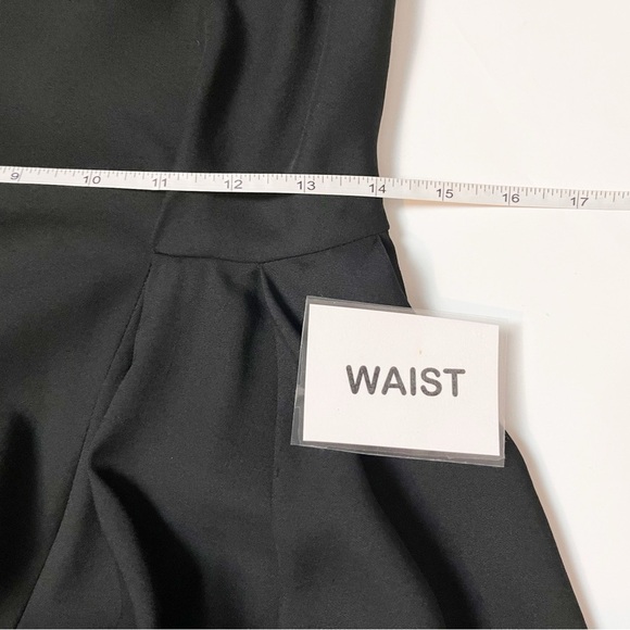 Theory Wool Silk High Low Maxi Dress 4 black white gray high neck flowy neutral - Picture 11 of 13